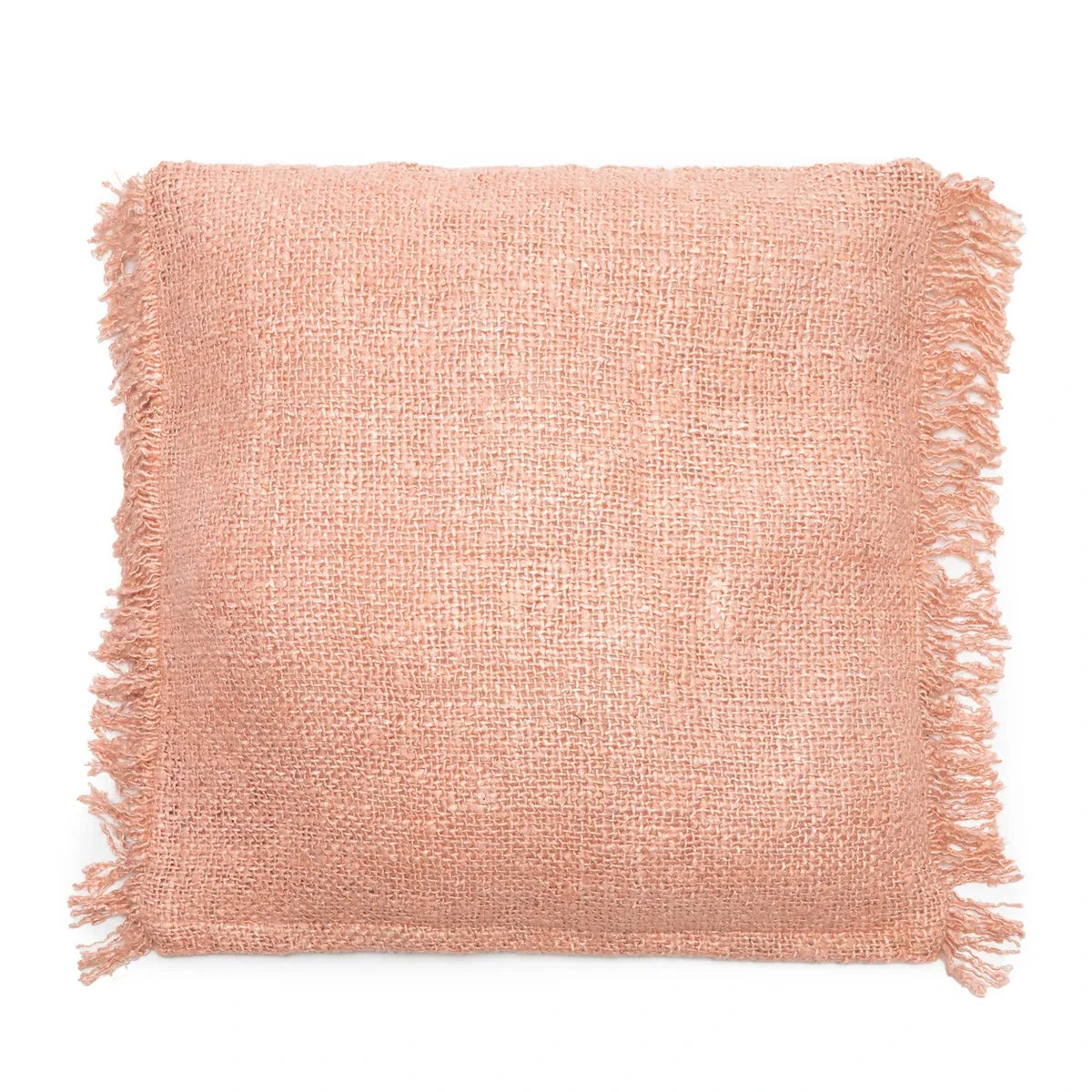 Kussenhoes 60x60 cm katoen zalmroze