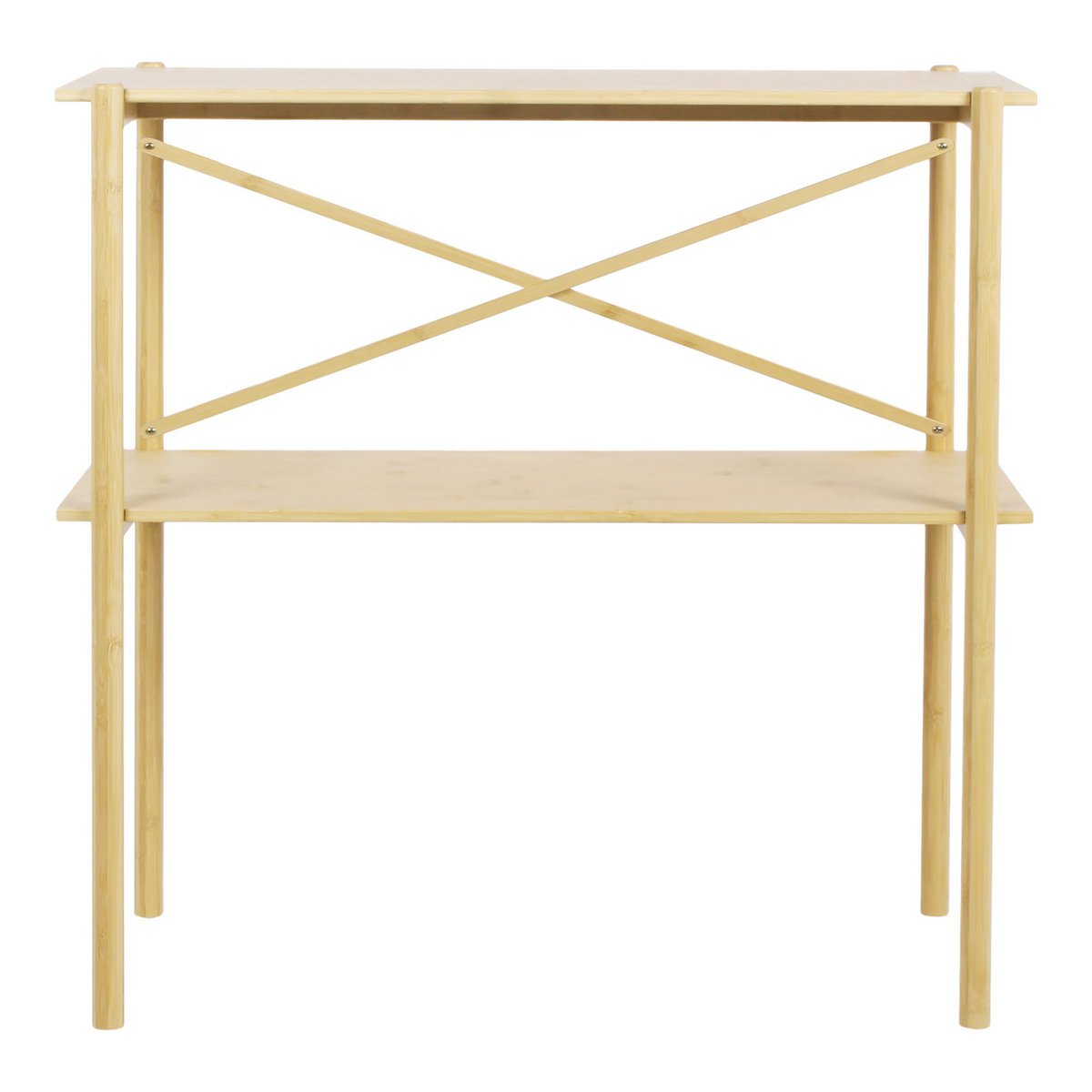 Consoletafel bamboe 83x32x80,5 cm naturel