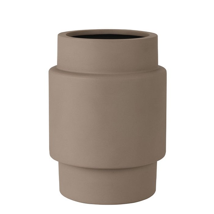 Plantenpot Ø40x50 cm fiberstone taupe