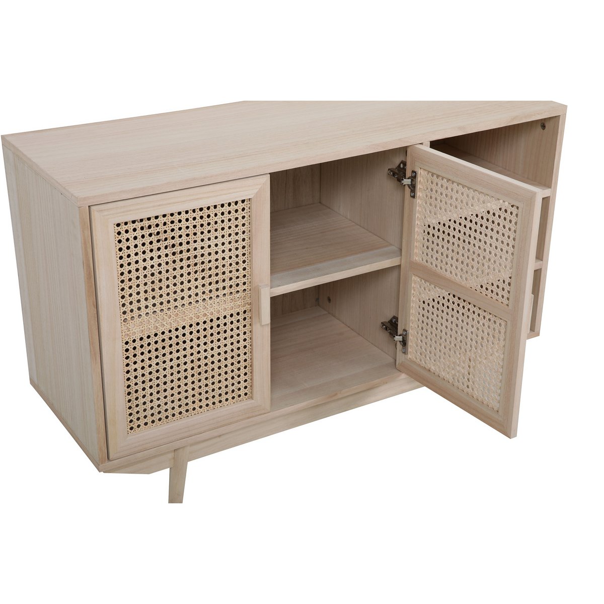 Dressoir 100x36x65 cm rotan MDF Paulownia