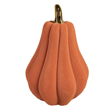 Decoration Pumpkin Ø 13x19 cm Orange Ceramic