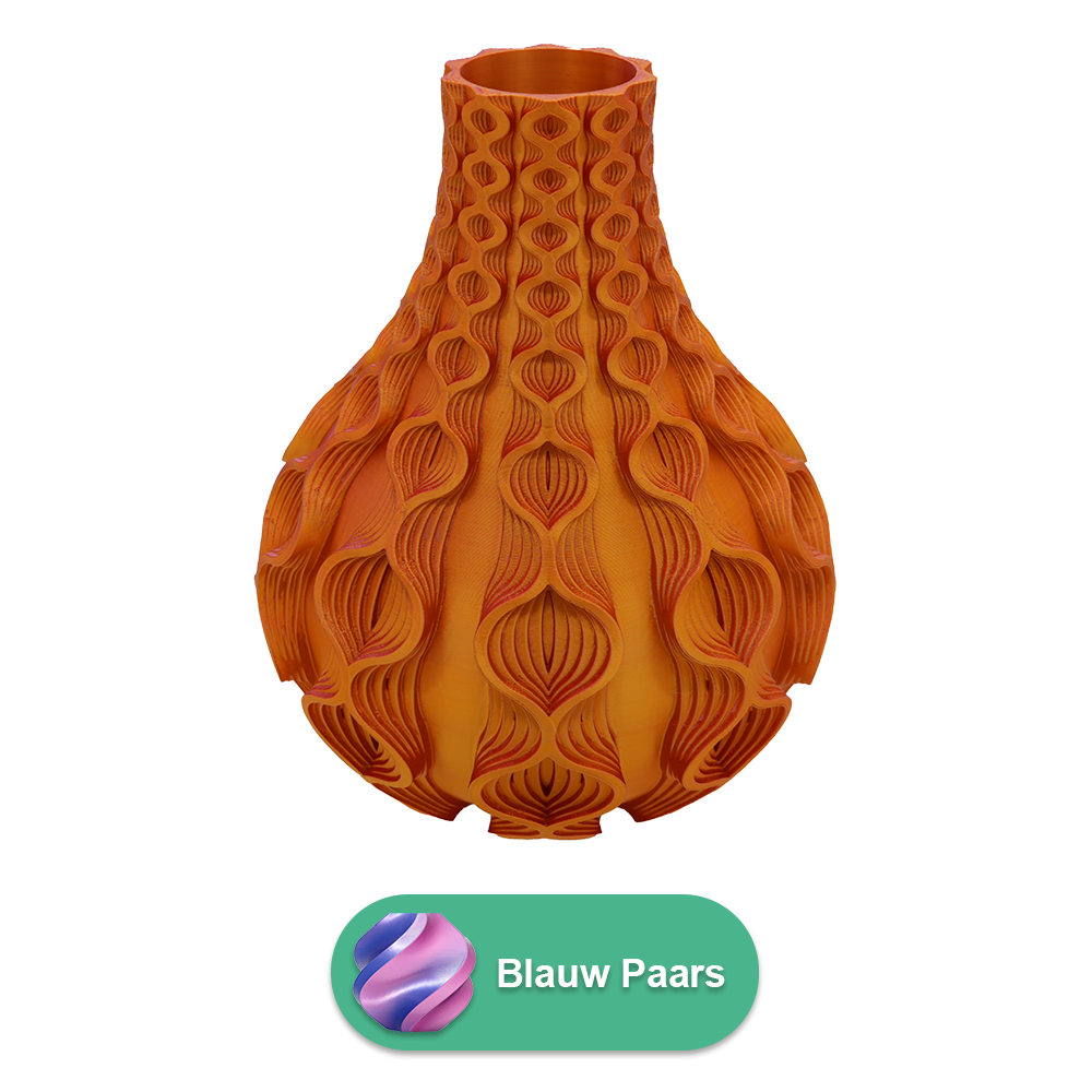 3D vaas Coral PLA 20-34 cm