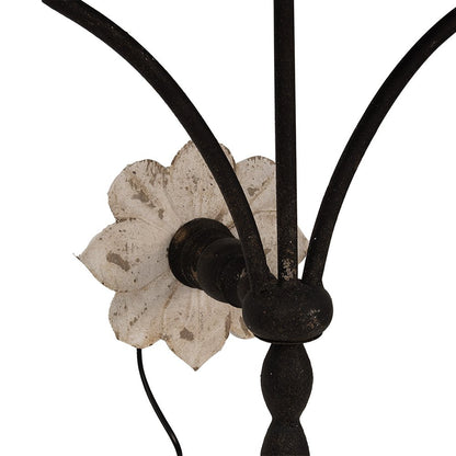 Wandlamp 124x55x28 cm ijzer zwart E27