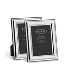 Fotolijst 10x15 cm verzilverd set van 2