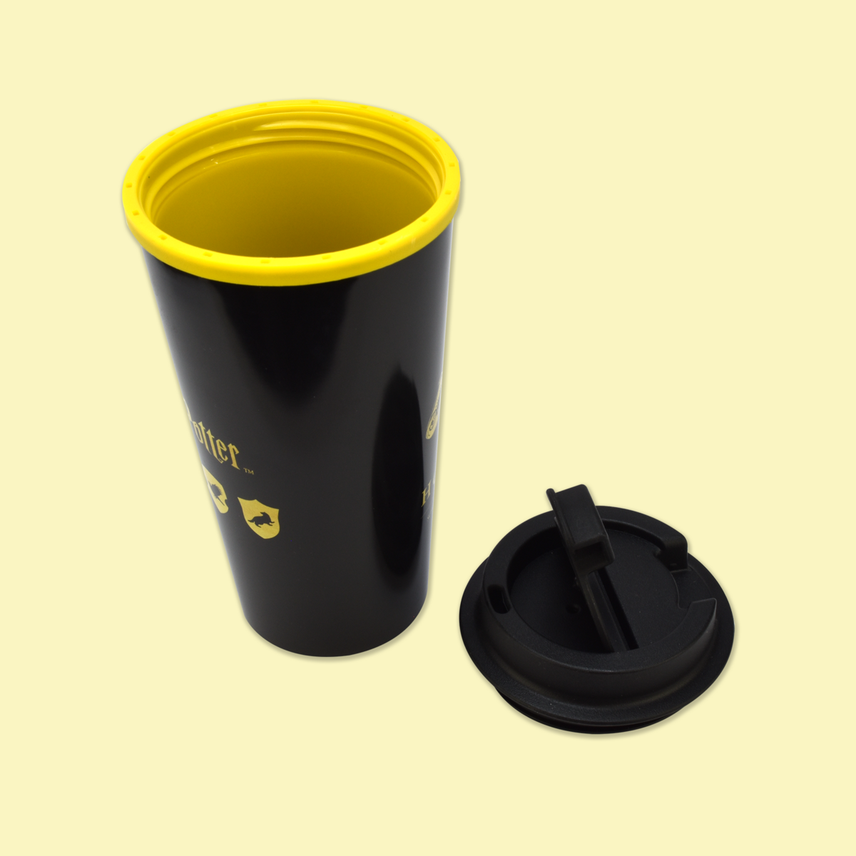 Thermokoffiemok Harry Potter 450ml zwart geel