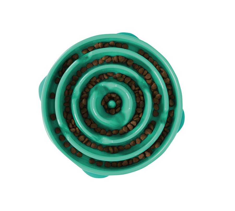 Honden voerbak anti schrok slowfeeder