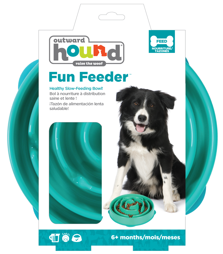 Honden voerbak anti schrok slowfeeder