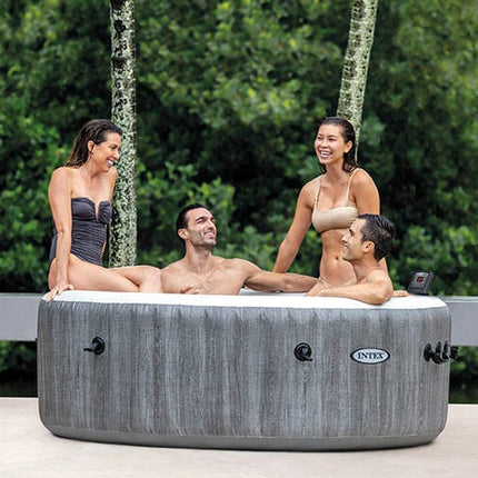 Intex Opblaasbare Jacuzzi Greywood Deluxe 4 Persoons