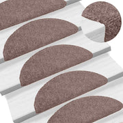 Trapmatten 15 stuks 65x21x4 cm lichtbruin