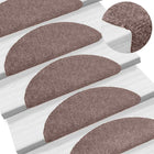 Trapmatten zelfklevend 5 stuks 56x17x3 cm lichtbruin