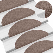 Trapmatten zelfklevend 10 stuks 56x17x3 cm lichtbruin