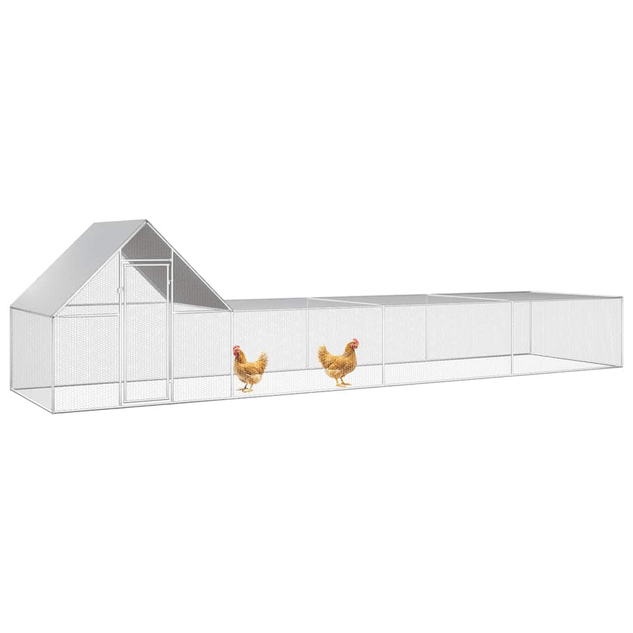 8x2x2 m galvanized steel chicken coop