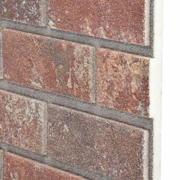 Wandpanelen 3D baksteen donkerbruin grijs
