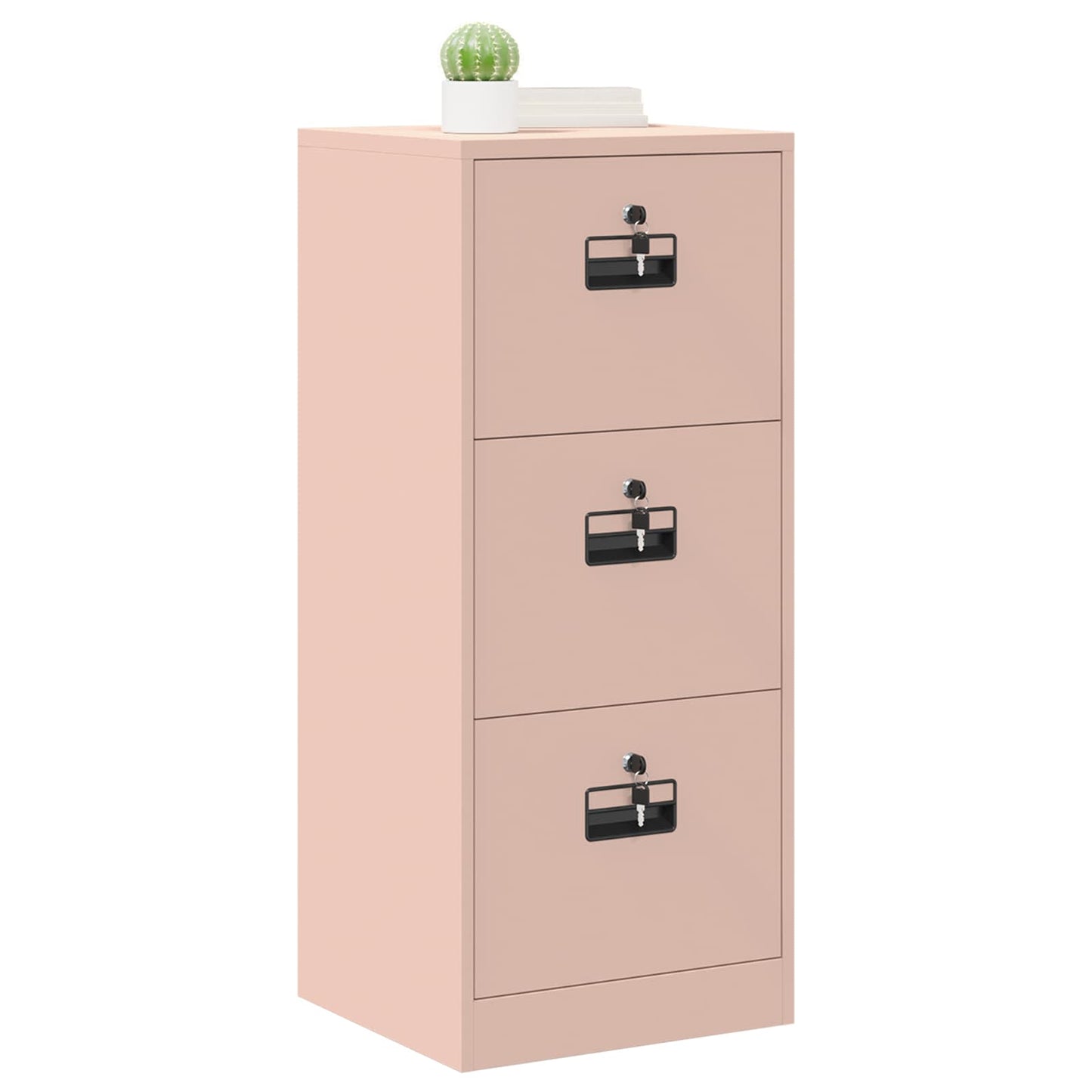 Bestandenkast Roze 45,5 x 50 x 106,5 cm Koudgewalst Staal