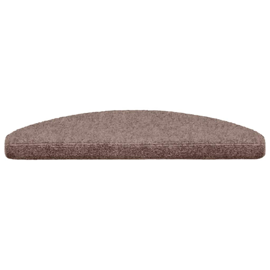 Trapmatten 15 stuks 65x21x4 cm lichtbruin