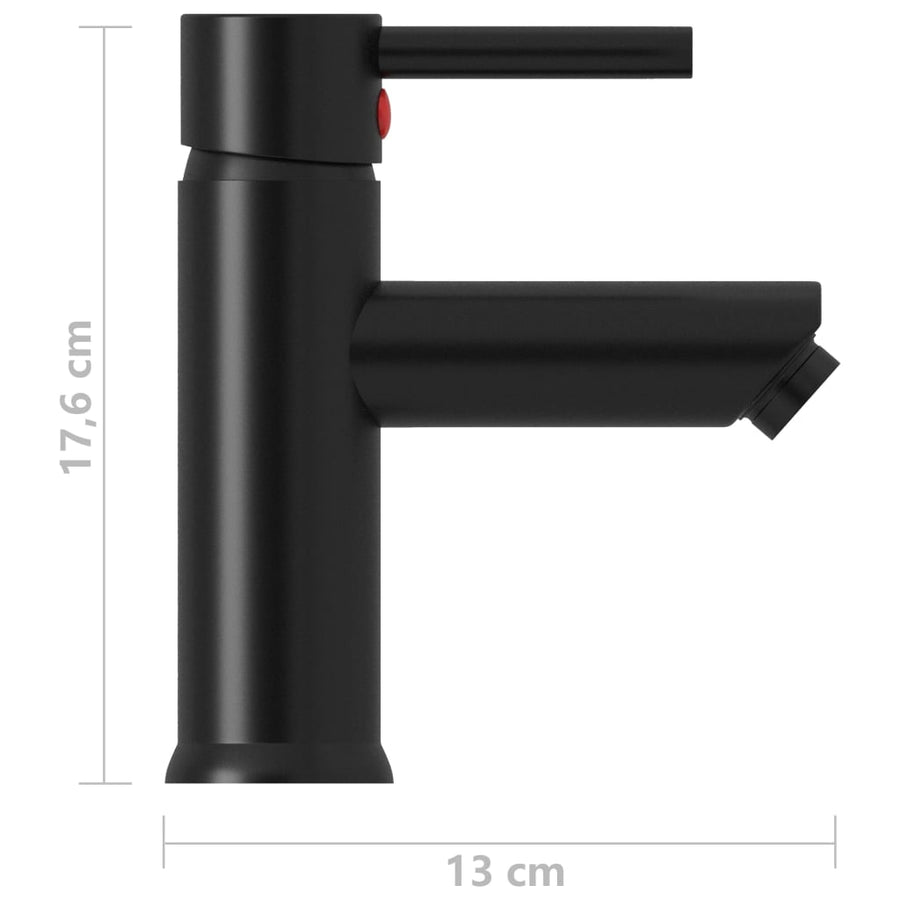 Basin faucet 130x176 mm black