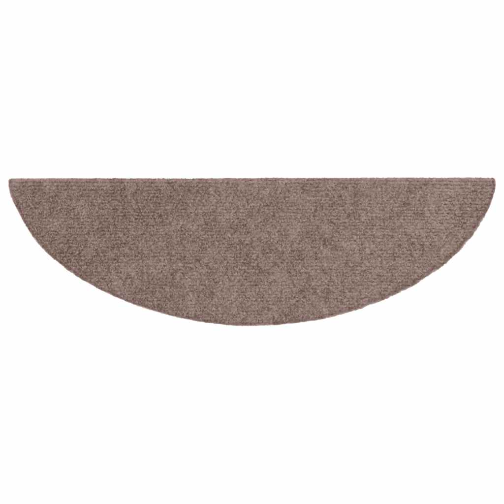 Trapmatten zelfklevend 5 stuks 56x17x3 cm lichtbruin