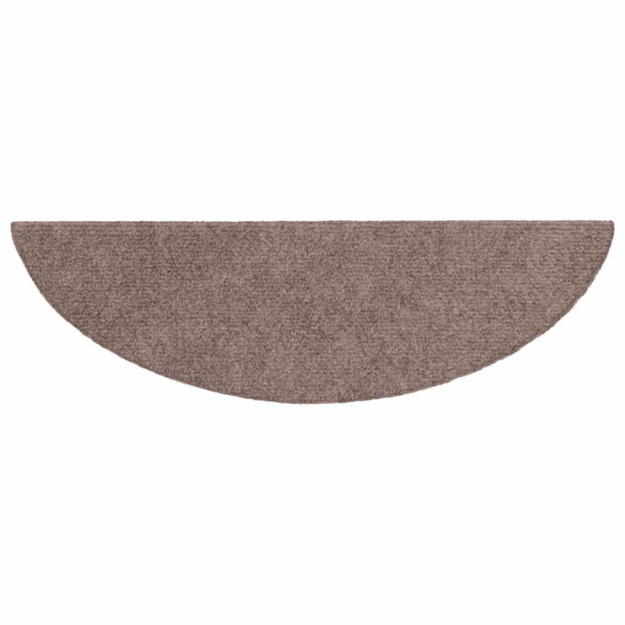 Trapmatten zelfklevend 5 stuks 56x17x3 cm lichtbruin