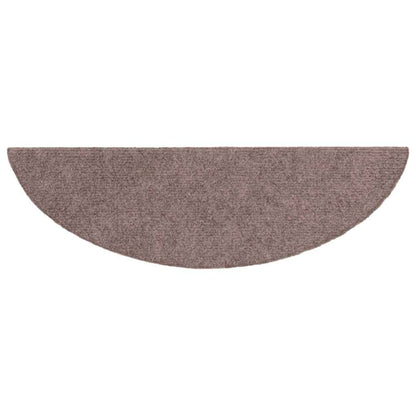 Trapmatten zelfklevend 10 stuks 56x17x3 cm lichtbruin