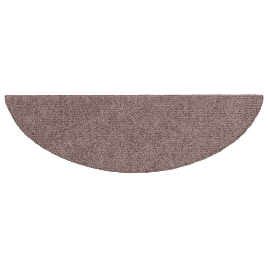Trapmatten zelfklevend 10 stuks 56x17x3 cm lichtbruin