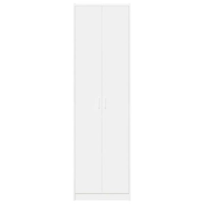 Kast Wit 55x25x189 cm Geengineerd Hout