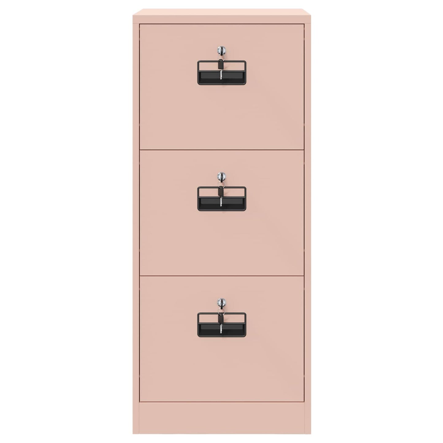 Bestandenkast Roze 45,5 x 50 x 106,5 cm Koudgewalst Staal