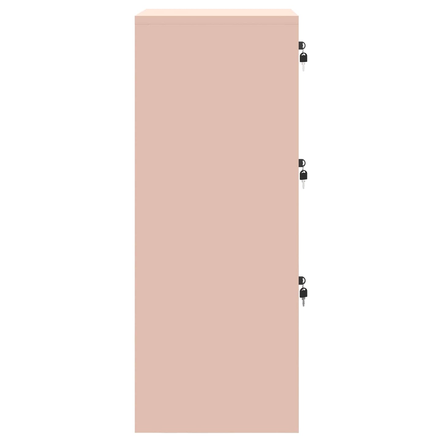 Bestandenkast Roze 45,5 x 50 x 106,5 cm Koudgewalst Staal