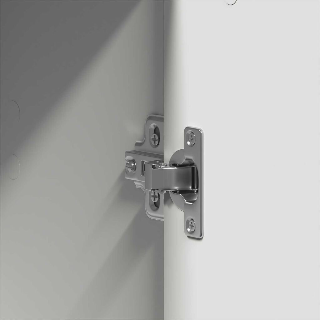 Kast Wit 55x25x189 cm Geengineerd Hout