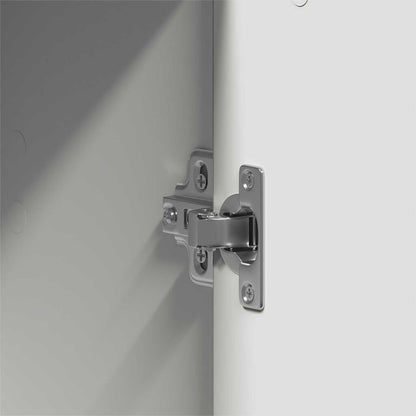 Kast Wit 55x25x189 cm Geengineerd Hout