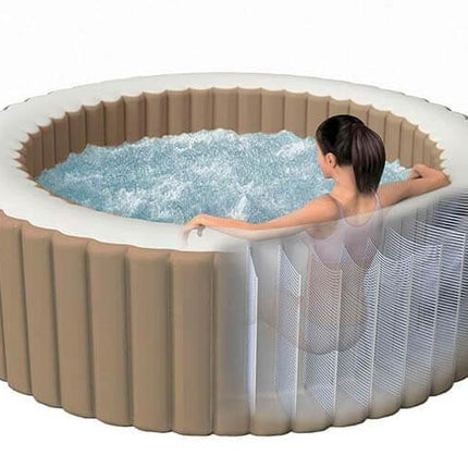 Intex Purespa Bubbel Opblaasbare Jacuzzi 4 Persoons