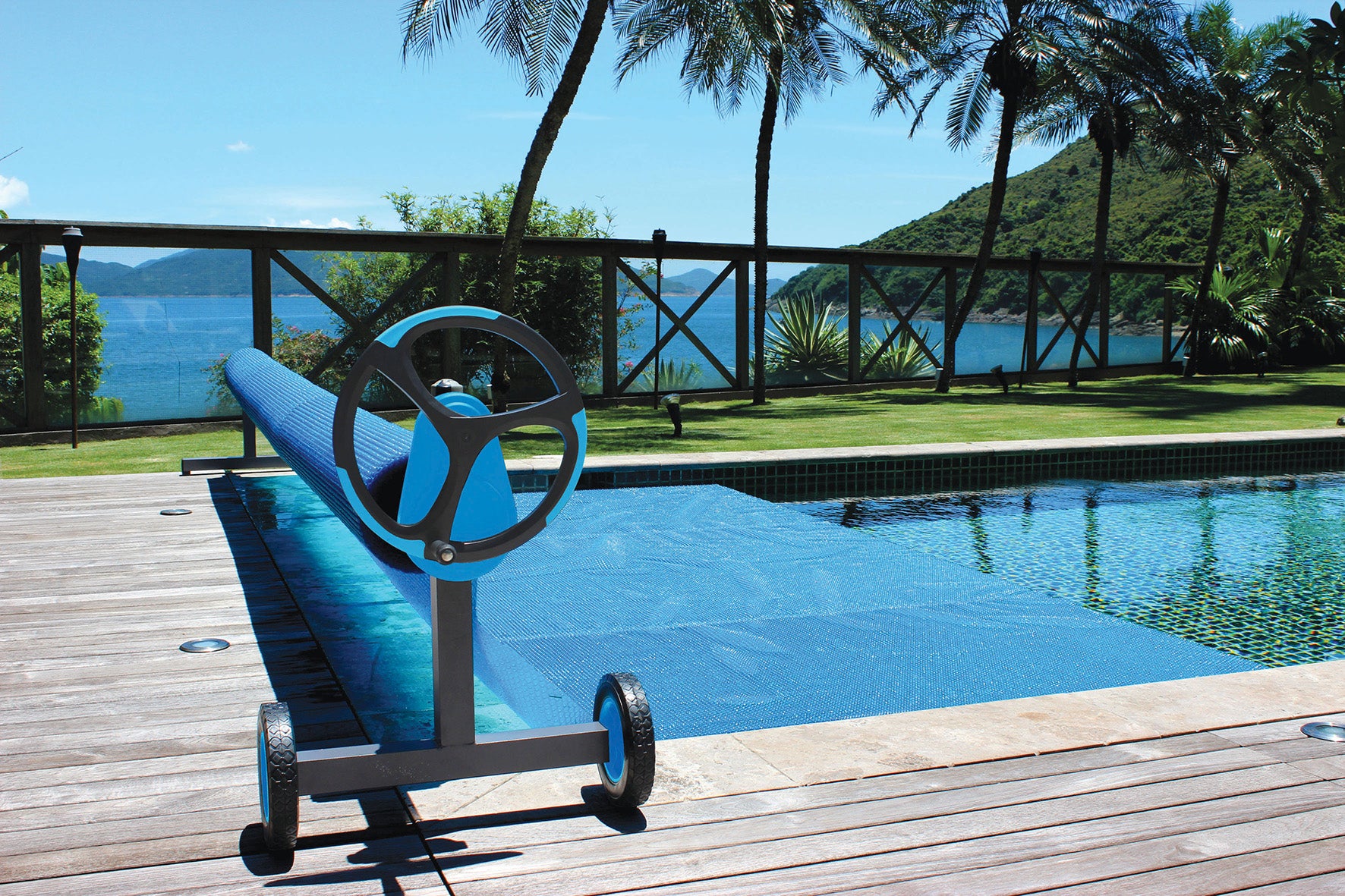 Kokido Presto Alux Deluxe Oprolsysteem Voor Solarzeil