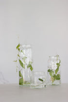 Waterglas handgemaakt 10x11 cm