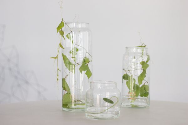 Waterglas handgemaakt 10x11 cm