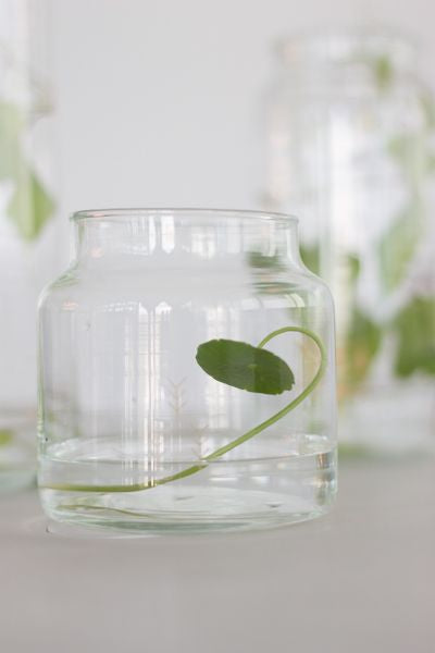 Waterglas handgemaakt 10x11 cm