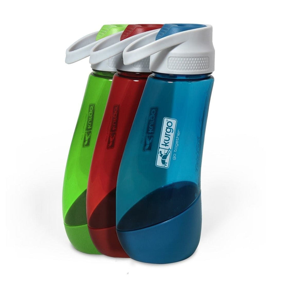 Honden waterfles met voerbak