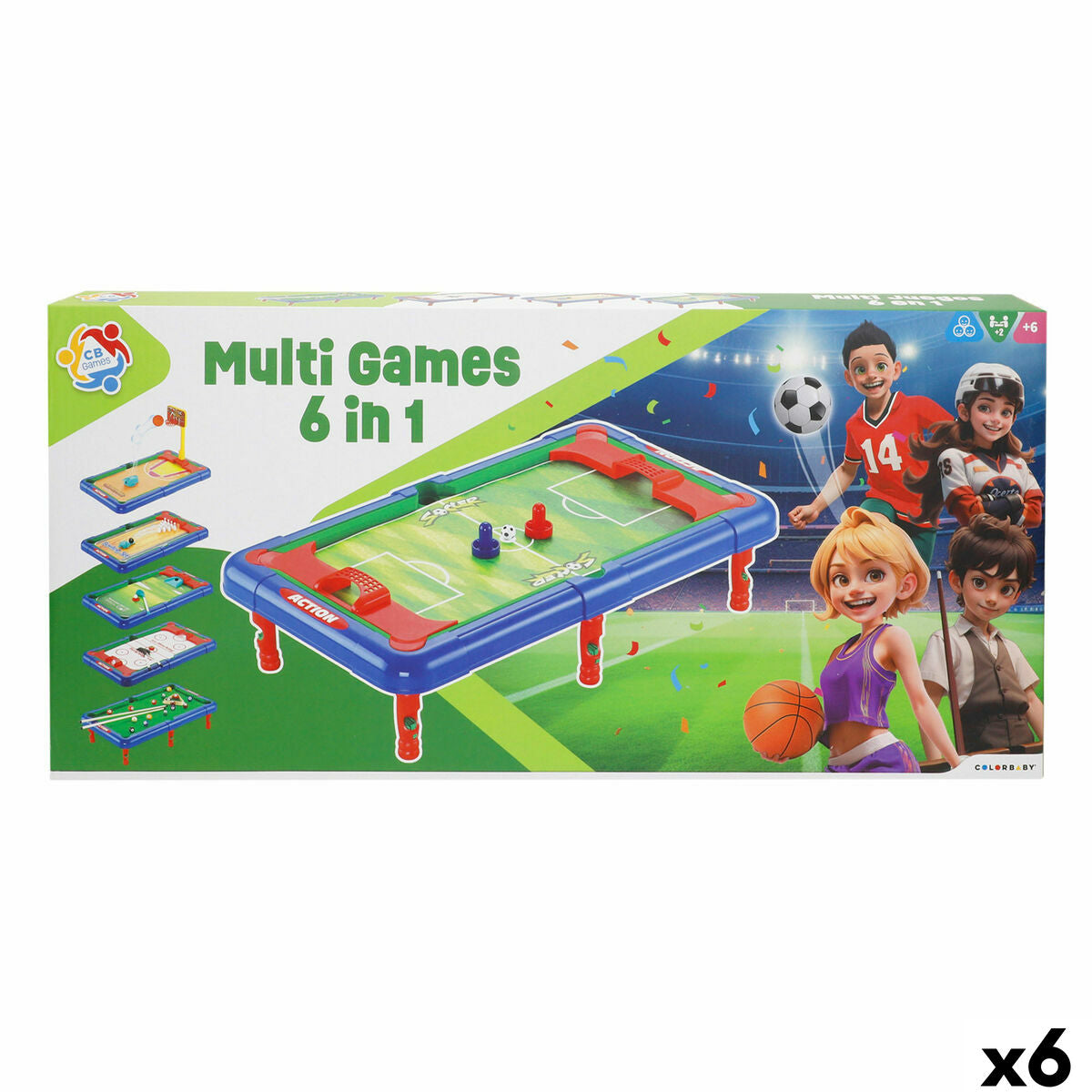 Cb Games Bordspel Cb Games (6 Stuks)