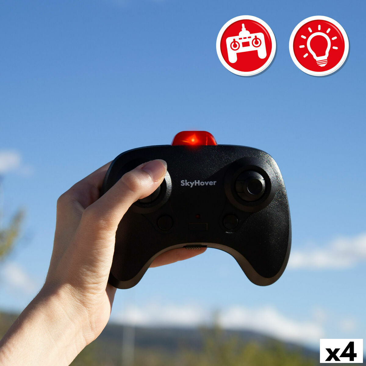 Colorbaby Helikopter Op Afstandsbediening Colorbaby (4 Stuks)