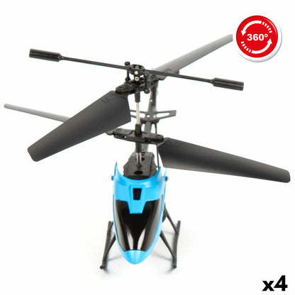 Colorbaby Helikopter Op Afstandsbediening Colorbaby (4 Stuks)
