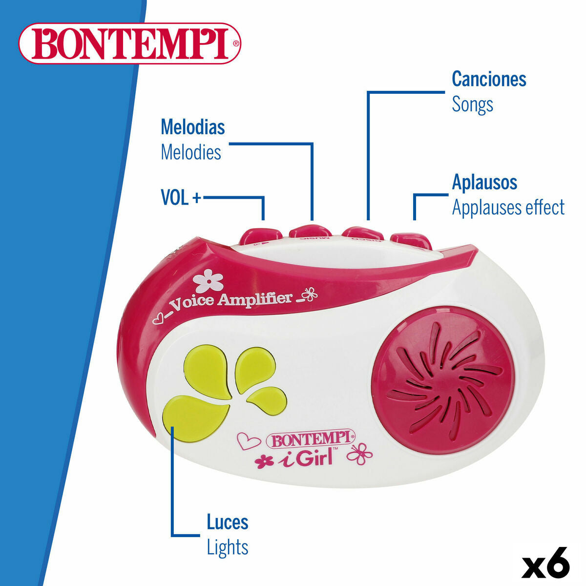 Bontempi Speelgoedmicrofoon Bontempi