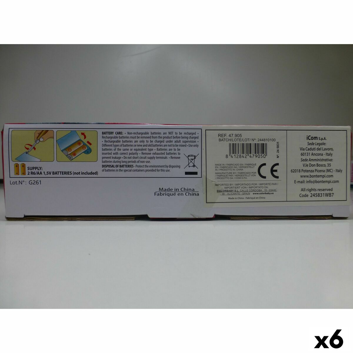 Bontempi Kindergitaar Bontempi 20 X 56 X 4 Cm (6 Stuks)