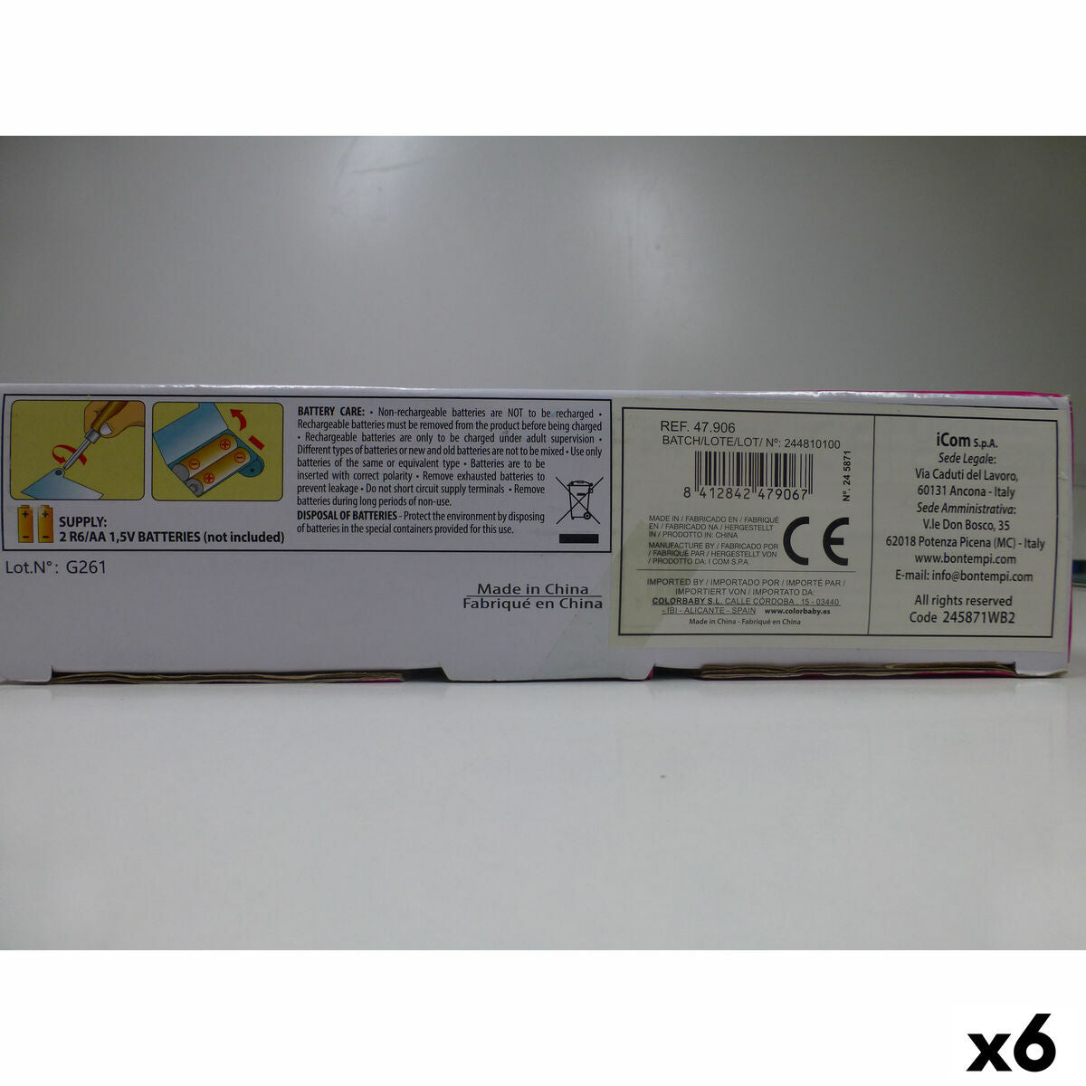 Bontempi Kindergitaar Bontempi 20 X 56 X 4 Cm (6 Stuks)