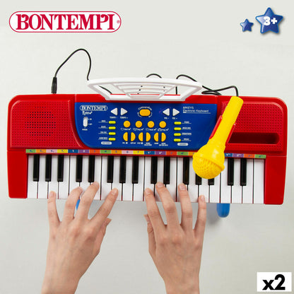 Bontempi Met Toetsenbord Met 37 Toetsen Bontempi 43 X 56 X 23 Cm (2 Stuks)