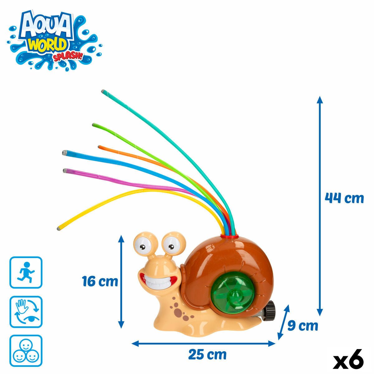 Colorbaby Speelgoed Watersproeier Colorbaby Plastic 25 X 16 X 9 Cm