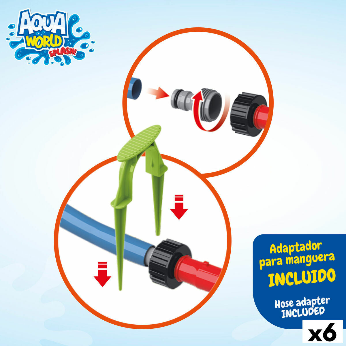 Colorbaby Speelgoed Watersproeier Colorbaby Plastic 25 X 16 X 9 Cm