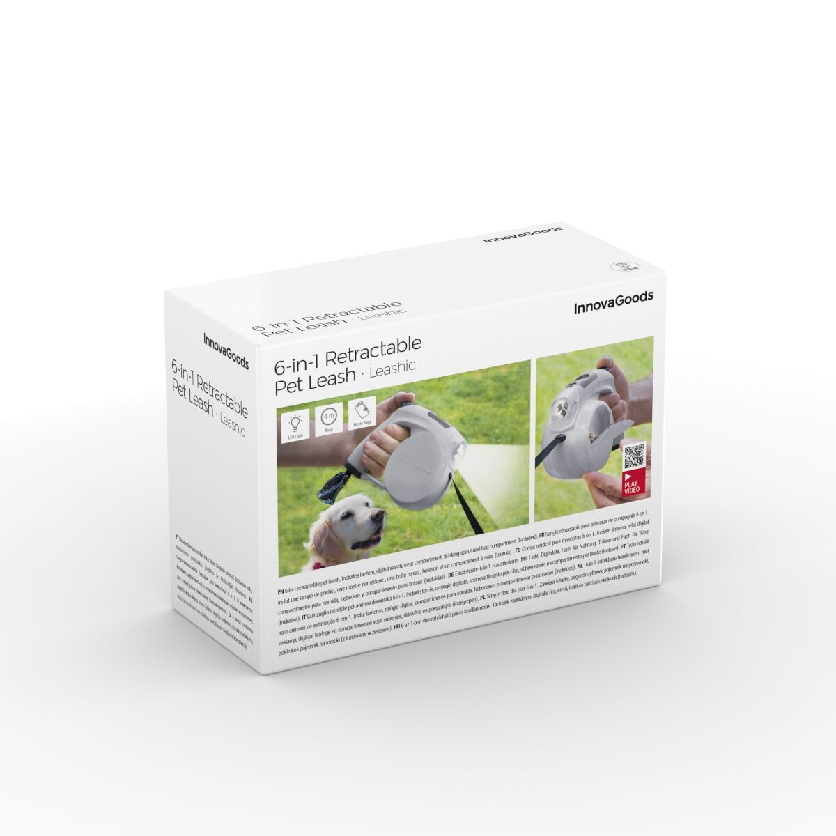 Innovagoods 6-In-1 Intrekbare Hondenriem Leashic Innovagoods