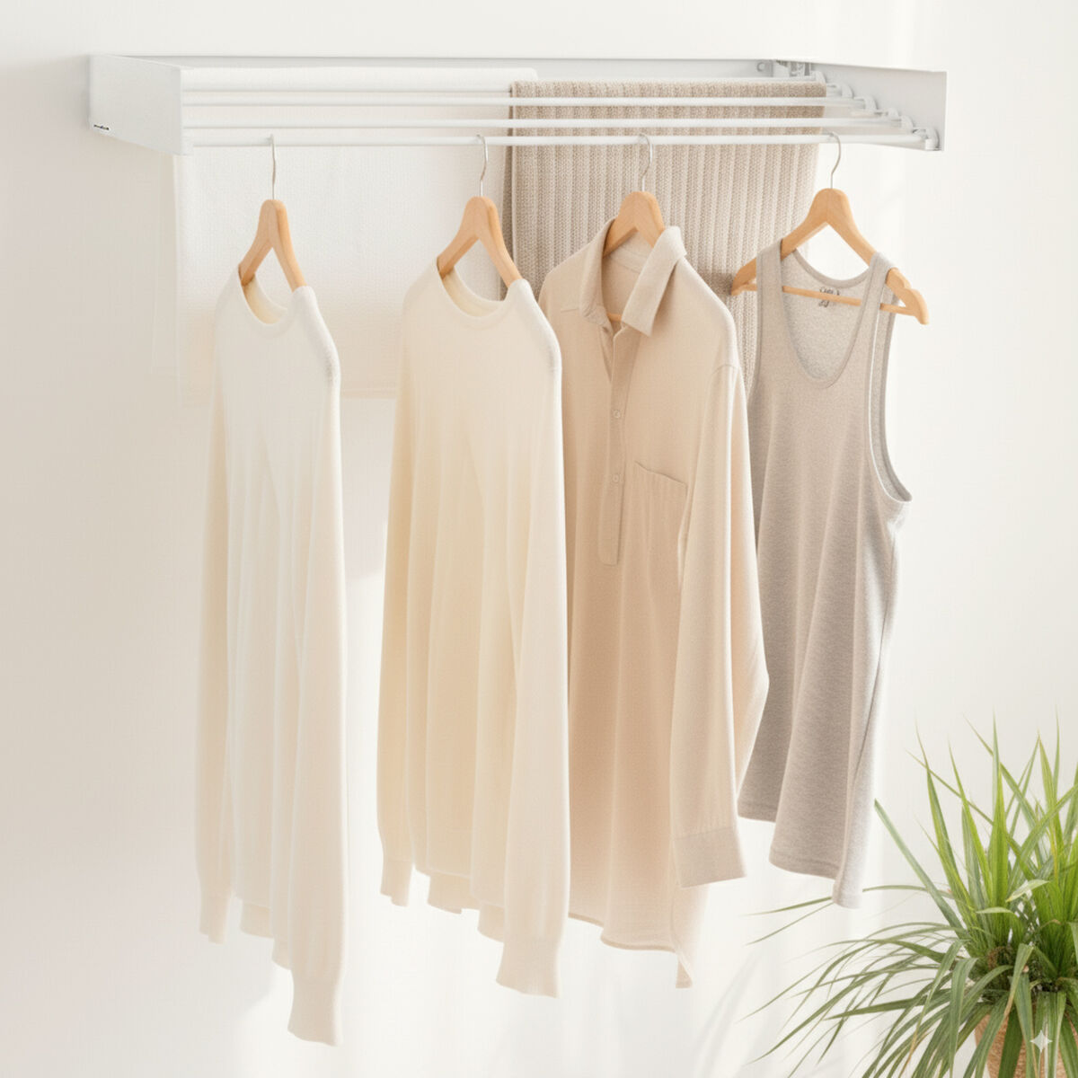 Innovagoods Opvouwbare, Uitschuifbare, Intrekbare Wandwasdroger Dryva 80 Innovagoods