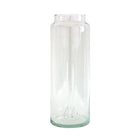 Drinking Water Glass XL Handmade 10/30 Silver Diamonds