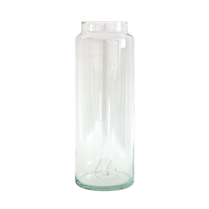 Drinking Water Glass XL Handmade 10/30 Silver Diamonds